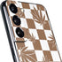 Marijuana Brown Checkered Galaxy S22 Skin