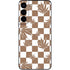 Marijuana Brown Checkered Galaxy S22 Skin