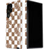 Marijuana Brown Checkered Galaxy S22 Ultra Pro Case