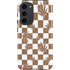 Marijuana Brown Checkered Galaxy S23 Plus Pro Case