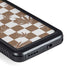 Marijuana Brown Checkered Galaxy S23 Plus Waterproof Case