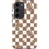 Marijuana Brown Checkered Galaxy S23 Pro Case