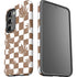 Marijuana Brown Checkered Galaxy S23 Pro Case