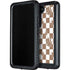 Marijuana Brown Checkered Galaxy S23 Waterproof Case