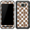 Marijuana Brown Checkered Galaxy S7 Active Skin