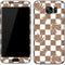 Marijuana Brown Checkered Galaxy S7 Skin