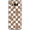 Marijuana Brown Checkered Galaxy S8 Plus Skin