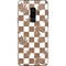 Marijuana Brown Checkered Galaxy S9 Plus Skin