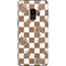 Marijuana Brown Checkered Galaxy S9 Skin