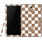 Marijuana Brown Checkered Samsung Galaxy Tab Skin