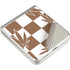 Marijuana Brown Checkered Galaxy Z Flip3 5G Skin