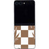Marijuana Brown Checkered Galaxy Z Flip5 5G Skin