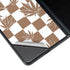 Marijuana Brown Checkered Galaxy Z Fold4 5G Skin