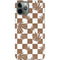 Marijuana Brown Checkered iPhone 11 Pro Lite Case
