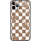 Marijuana Brown Checkered iPhone 11 Pro Skin