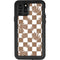 Marijuana Brown Checkered iPhone 11 Pro Waterproof Case