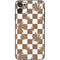 Marijuana Brown Checkered iPhone 11 Skin