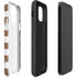 Marijuana Brown Checkered iPhone 12 Impact Case