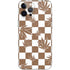 Marijuana Brown Checkered iPhone 12 Pro Max Skin
