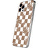 Marijuana Brown Checkered iPhone 12 Pro Max Skin