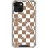 Marijuana Brown Checkered iPhone 14 Clear Case