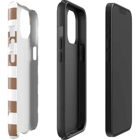 Marijuana Brown Checkered iPhone 14 Impact Case