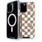 Marijuana Brown Checkered iPhone 15 Pro Max MagSafe Case