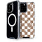 Marijuana Brown Checkered iPhone 14 Pro Max MagSafe Case