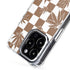 Marijuana Brown Checkered iPhone 15 Pro Max MagSafe Case