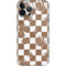Marijuana Brown Checkered iPhone 14 Pro Max Skin