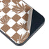 Marijuana Brown Checkered iPhone 14 Skin