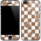 Marijuana Brown Checkered iPhone 5/5s/5SE Skin