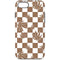 Marijuana Brown Checkered iPhone 7 Pro Case