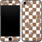 Marijuana Brown Checkered iPhone 7 Skin