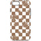 Marijuana Brown Checkered iPhone 8 Pro Case