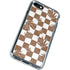 Marijuana Brown Checkered iPhone SE (2nd & 3rd Gen) Clear Case