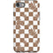Marijuana Brown Checkered iPhone SE (2nd & 3rd Gen) Pro Case