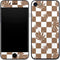 Marijuana Brown Checkered iPhone SE (2nd & 3rd Gen) Skin