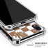 Marijuana Brown Checkered iPhone XR Clear Case