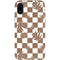 Marijuana Brown Checkered iPhone XR Pro Case