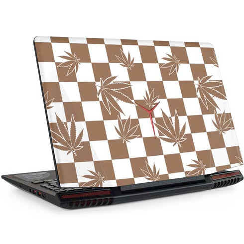 Marijuana Brown Checkered Legion Y720 Skin