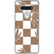 Marijuana Brown Checkered LG Stylo 6 Clear Case