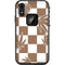 Marijuana Brown Checkered LifeProof Fre iPhone Skin
