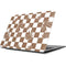 Marijuana Brown Checkered Apple MacBook Skin