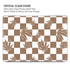 Marijuana Brown Checkered MacBook Air 15in (2023-2025) Case plus Skin