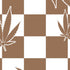Marijuana Brown Checkered Moto E5 Play Skin