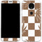 Marijuana Brown Checkered Moto E5 Plus Skin