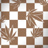 Marijuana Brown Checkered Moto G6 Skin