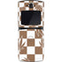 Marijuana Brown Checkered Motorola RAZR Skin