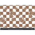 Marijuana Brown Checkered MSI GS65 Stealth Laptop Skin